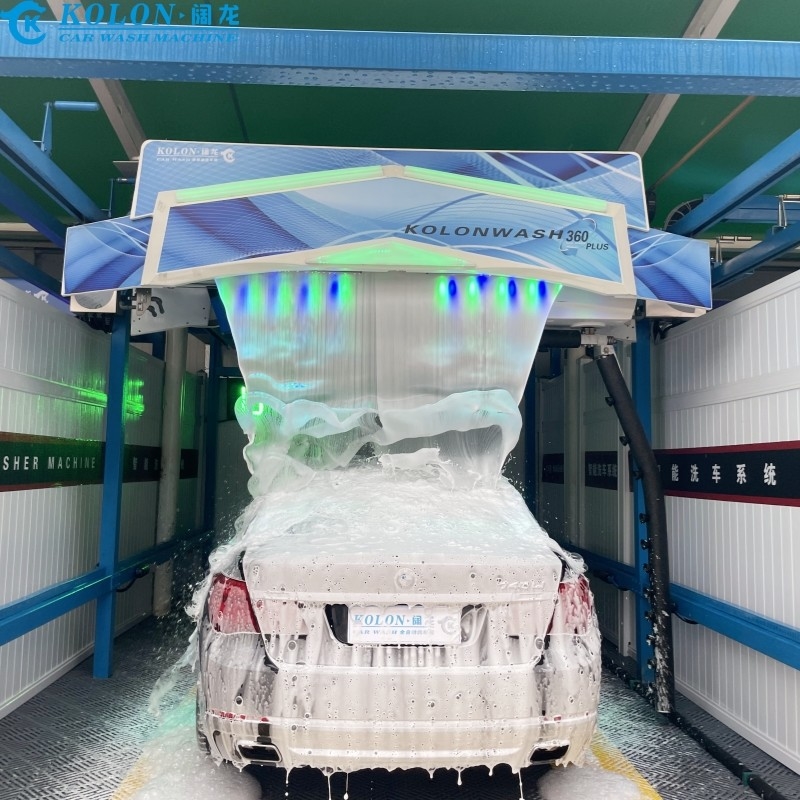 อุปกรณ์เครื่องซักรถยนต์อัตโนมัติไม่มีสัมผัส KL-360 PLUS 22kw ปั๊มน้ํา 22kw แฟน