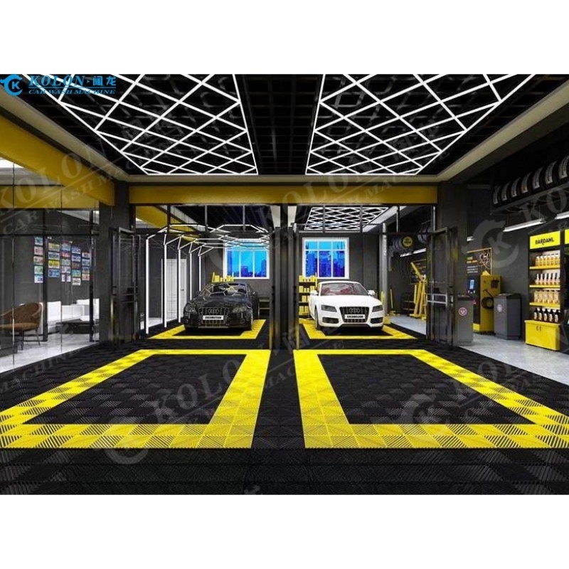 พลาสติก PP Interlocking Garage Floor Tile 2.0cm 3.0cm 4.0cm 5.0cm 6.0cm