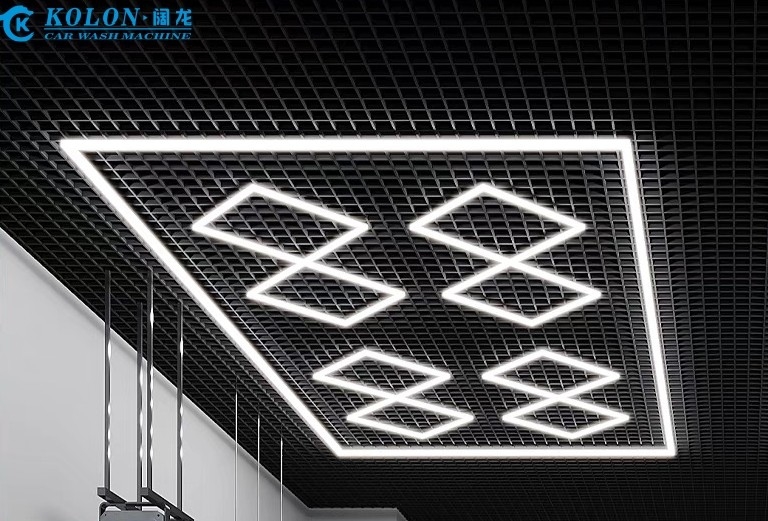 Hot Seller 6500K แสงโรงรถสี่เหลี่ยม LED ไฟเพดาน ไฟกรด LED ไฟโรงรถยนต์ LED