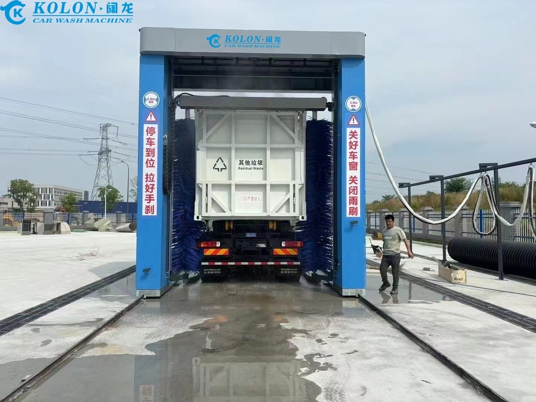 เครื่องซักผ้ารถโดยสารประหยัดน้ํา KL-EN1 เวลาซัก 3-5 นาที และพลังงาน 67 kW
