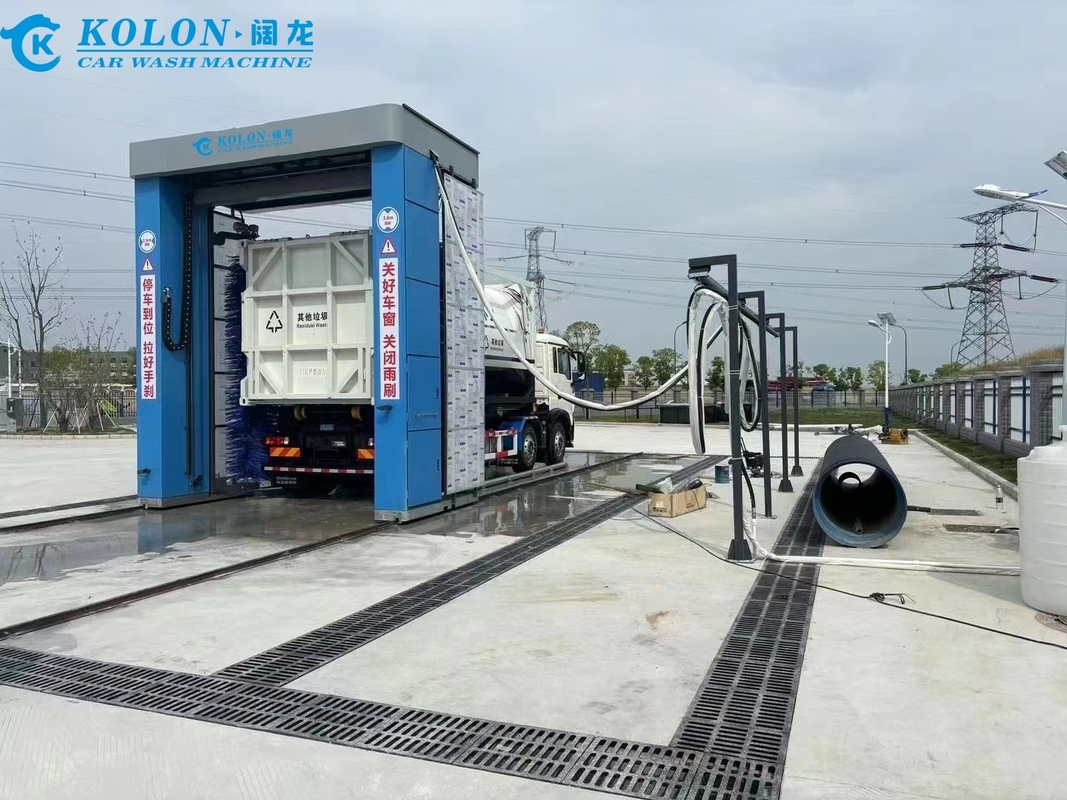 เครื่องซักผ้ารถโดยสารประหยัดน้ํา KL-EN1 เวลาซัก 3-5 นาที และพลังงาน 67 kW