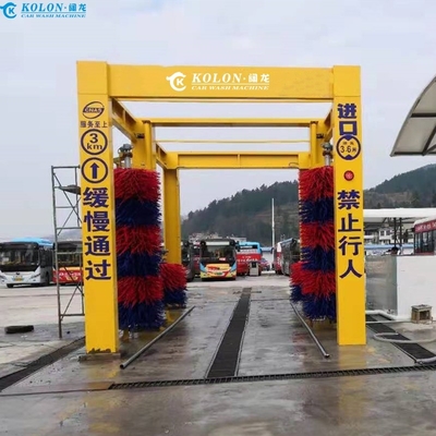 เครื่องซักผ้ารถโดยสารที่ประสิทธิภาพสูง ใช้น้ํา 80 ลิตร/รถ